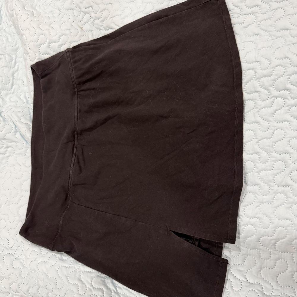 Athletic Tenniscore Skort Black Medium High Rise PowerChill Old Navy